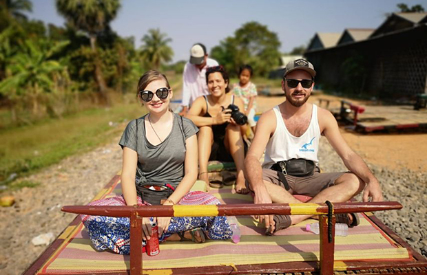 Bamboo Train rice field Killing