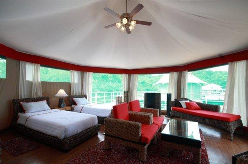 4 Rivers Floating Lodge Tent Twin Room