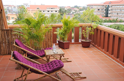 Gloria Angkor hotel Balcony View