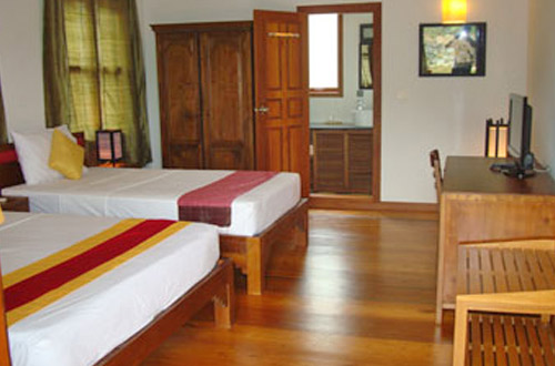 Maisons Wat Kor Hotel Twin Bed Room