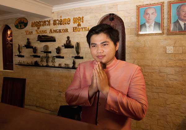 Tan Kang Angkor Hotel Receptionist