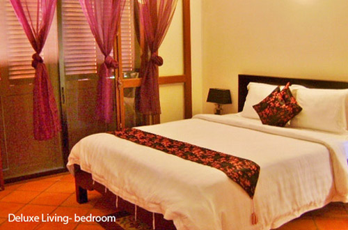 The Pool and Palm Villa Deluxe Suite Room