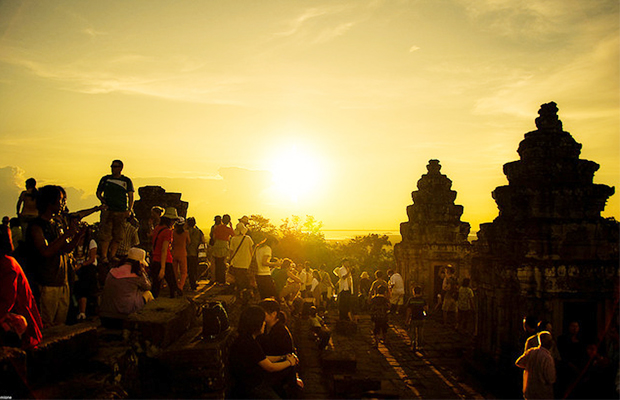 Phnom Bakheng Sunset View